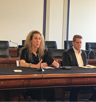 Marla Grossman speaks on copyright issues at Capitol Hill panel